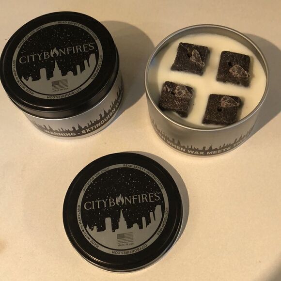 City Bonfire (Portable Fire Pit) candles NWOT - Picture 10 of 12